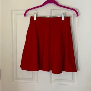 Red Skater Skirt